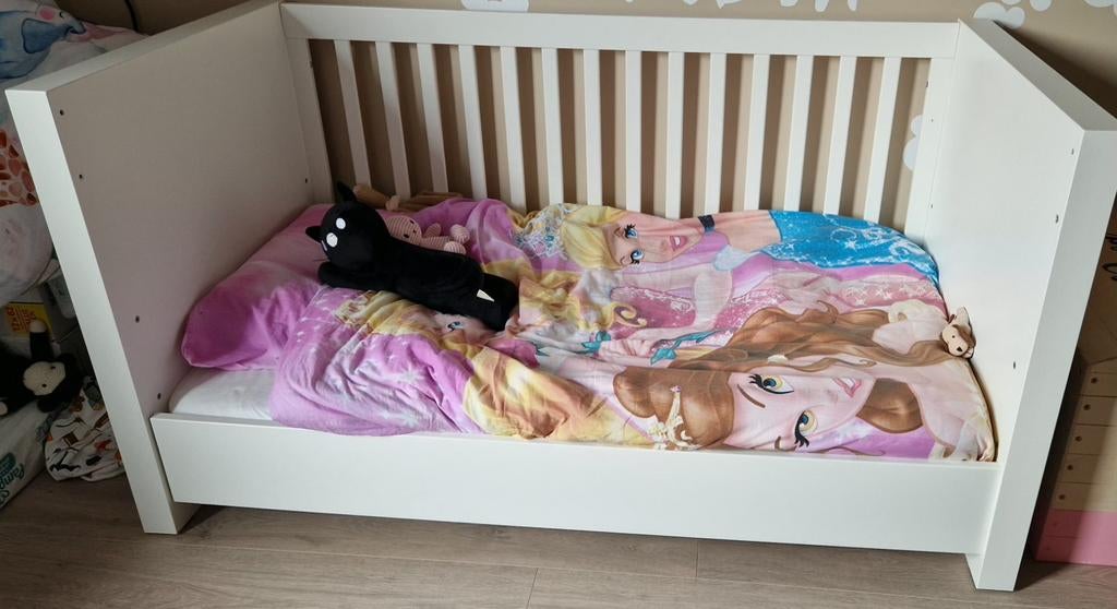 Kidsmill long island meegroeibed 70x140, Ophalen, 140 tot 160 cm, 70 tot 85 cm, Lattenbodem