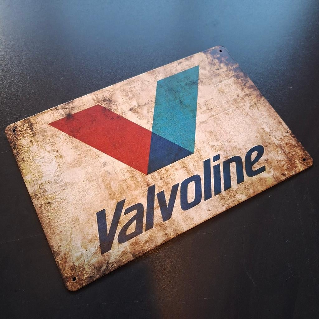 Valvoline Oil Metalen plaat, Ophalen of Verzenden, Nieuw, Reclamebord