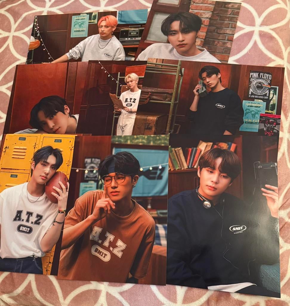 Ateez X Wonderwall mini poster set, Ophalen of Verzenden, Nieuw, Cd of Plaat