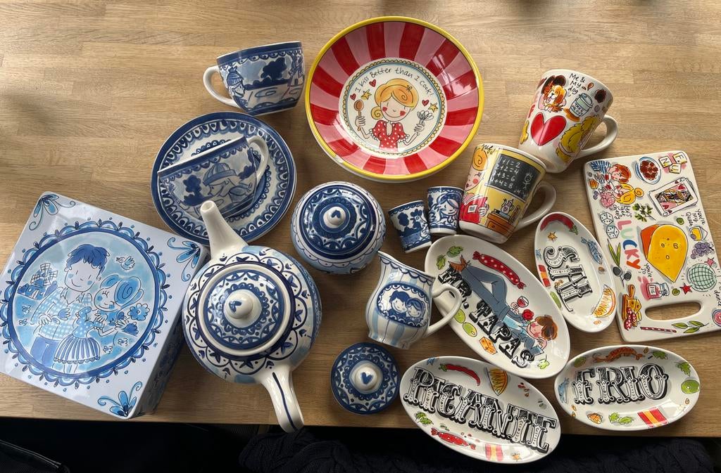 Blond Amsterdam (Delfts Blond) servies, Gebruikt, Blond Amsterdam, Verzenden, Bord(en)