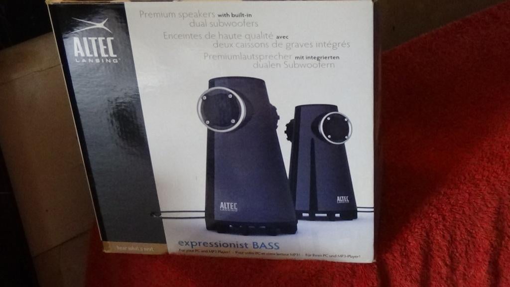 Altec speakers voor P.C, Ophalen, Zo goed als nieuw, Altec Lansing