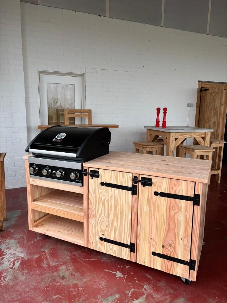Buitenkeuken met Grandhall G4, Tuin en Terras, Buitenkeukens, Ophalen of Verzenden, Nieuw, Gas