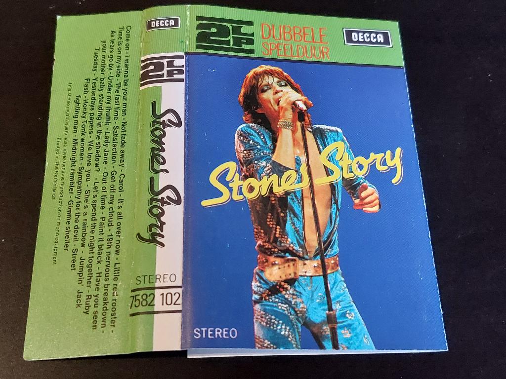 ROLLING STONES - STONES STORY (MC), Cd's en Dvd's, Cassettebandjes, Zo goed als nieuw, Origineel, Rock en Metal, 1 bandje, Ophalen of Verzenden