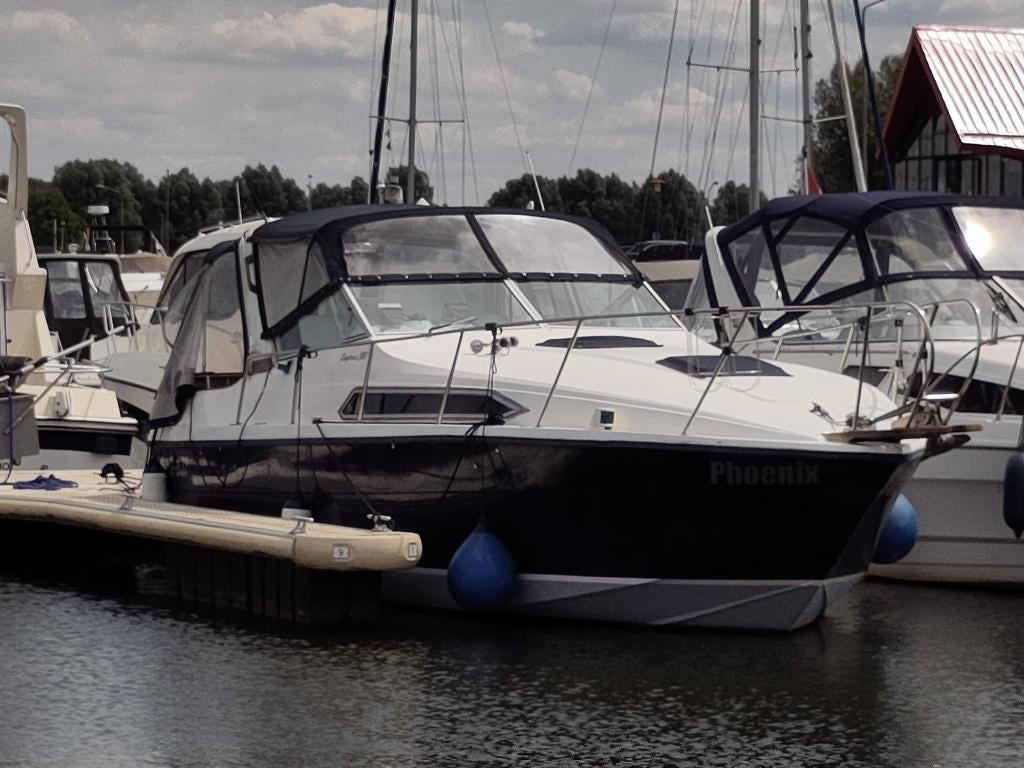 Thomson Daytona 300 jacht 2x 220pk Mercruiser v8, Watersport en Boten, Motorboten en Motorjachten, Gebruikt, Polyester, Motorjacht