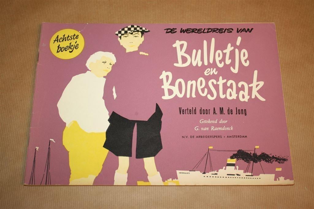 De wereldreis van Bulletje en Bonestaak 8., Eén stripboek, Ophalen of Verzenden, Gelezen