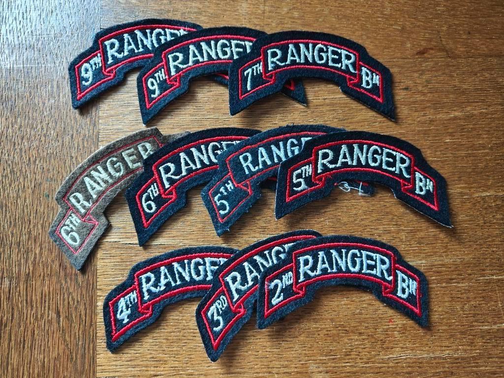 Ww2 us repro ranger battalion patches, Verzamelen, Militaria | Tweede Wereldoorlog, Ophalen of Verzenden, Amerika, Embleem of Badge