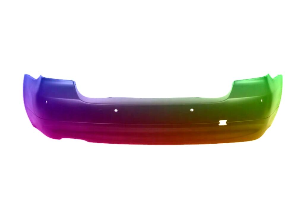 Voor BMW 3-serie E90 2008-2012 PDC achterbumper gespoten in, Verzenden, Nieuw, Achter, Bumper