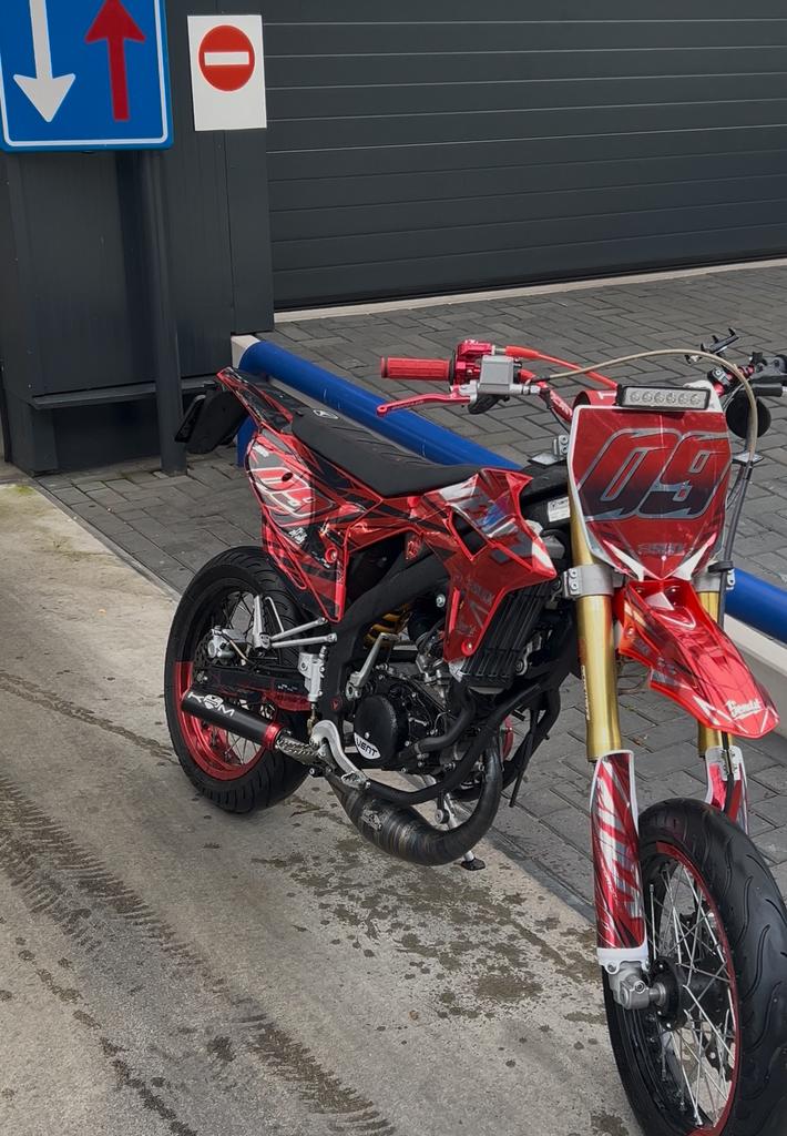 Vent derapage 50 Nieuwstaat., Fietsen en Brommers, Brommers | Crossbrommers, Ophalen, 6 versnellingen, Honda, Zo goed als nieuw