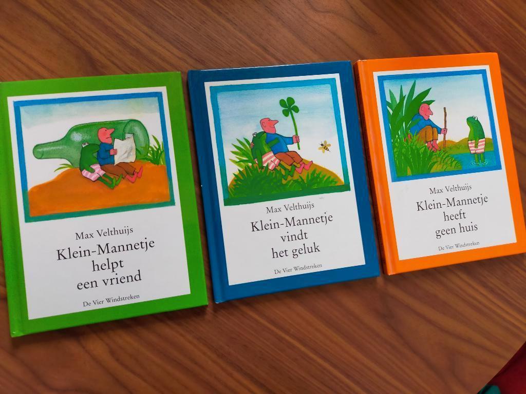 Max Velthuijs - alle drie delen Klein-Mannetje (als nieuw), Ophalen of Verzenden, Zo goed als nieuw, Fictie