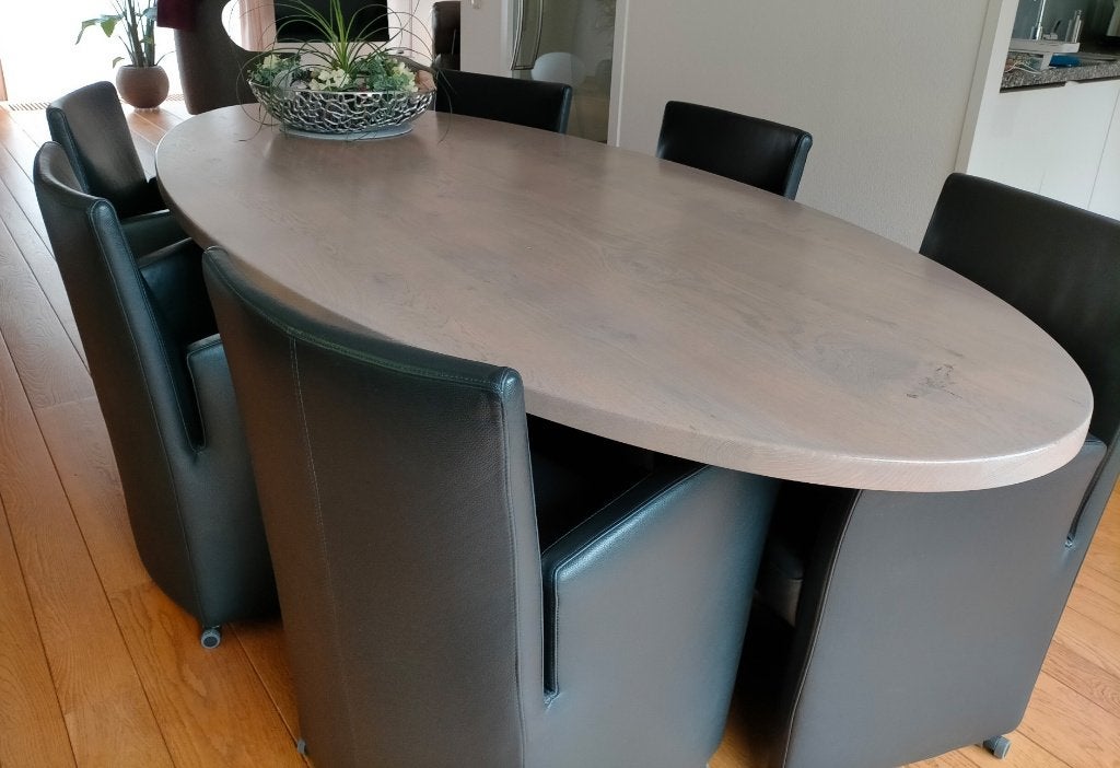 Prachtige set van 6 W. Schillig eetkamerstoelen, Huis en Inrichting, Ophalen, Gebruikt, Zwart, Functioneel Design