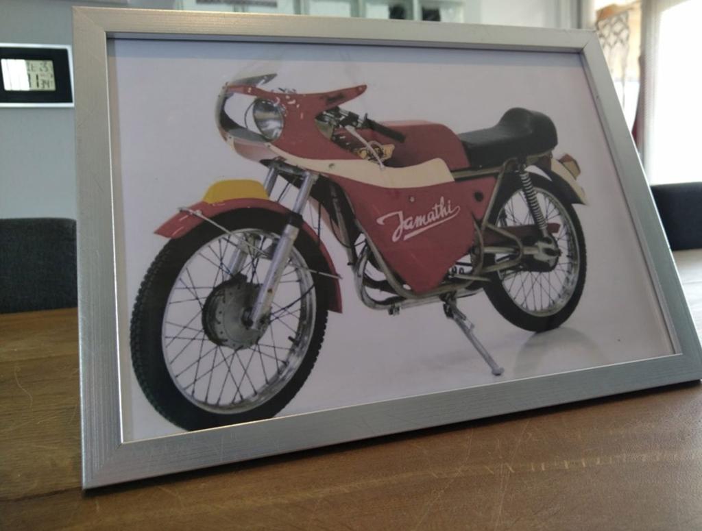Poster Jamathi TT 50, Ophalen of Verzenden, Motoren