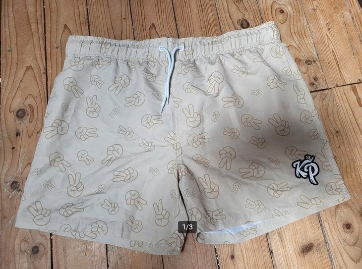 ZGAN Knolpower zwembroek maat XXL!, Beige, Overige maten, Zwemshort, Knolpower