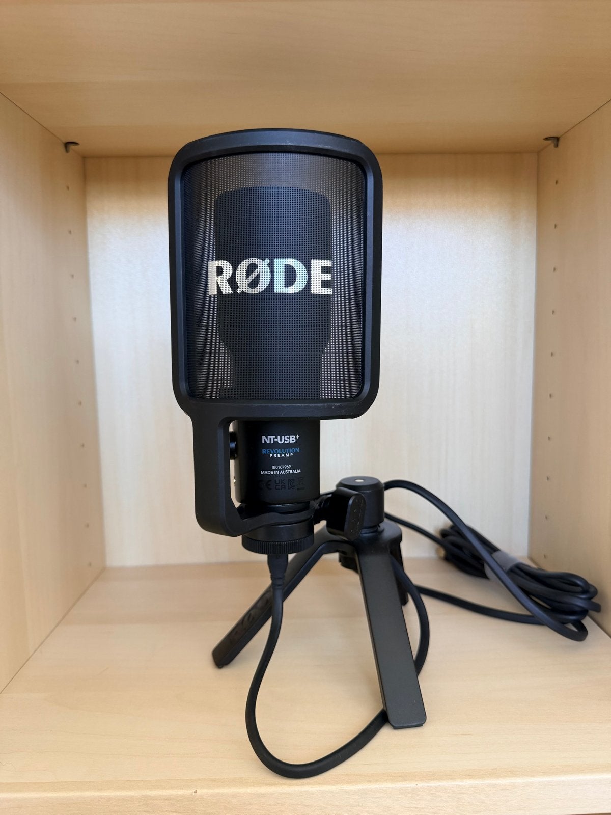 RØDE NT-USB+ Professionele USB Microfoon, Muziek en Instrumenten, Microfoons, Zo goed als nieuw, Studiomicrofoon, Ophalen