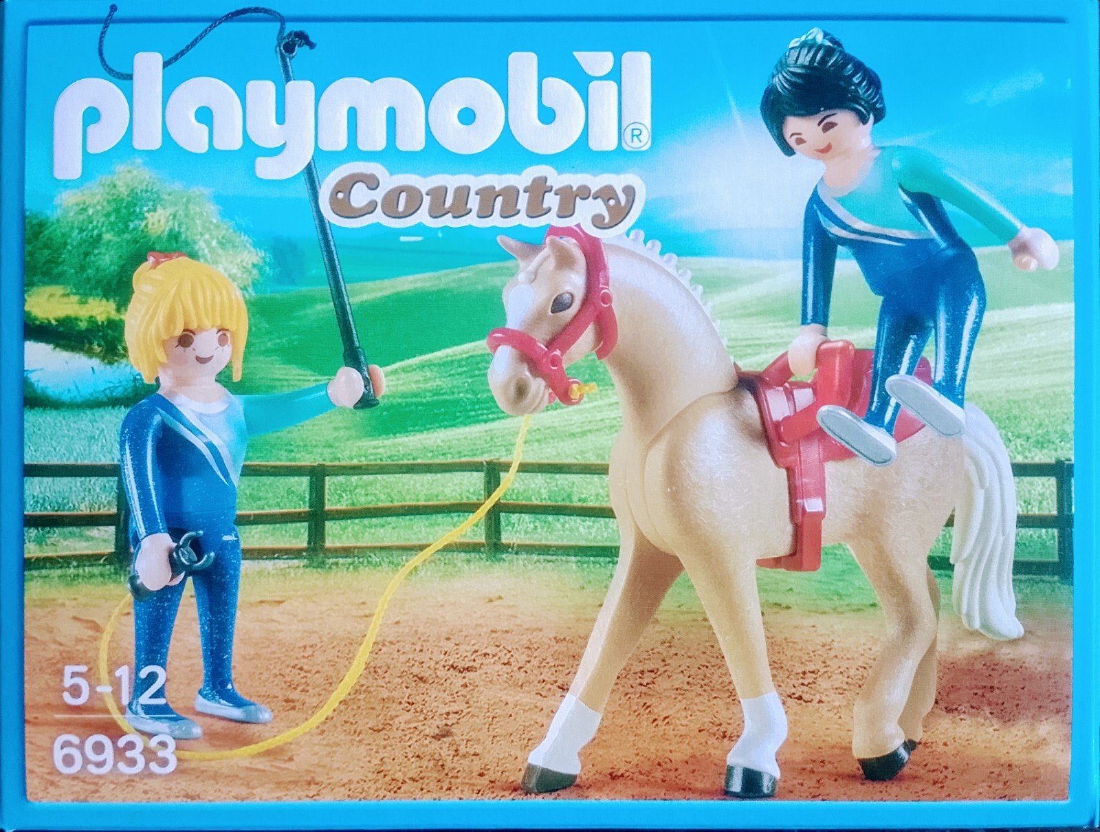Country Voltigeteam Met Paard 6933, Ophalen of Verzenden, Gebruikt, Complete set