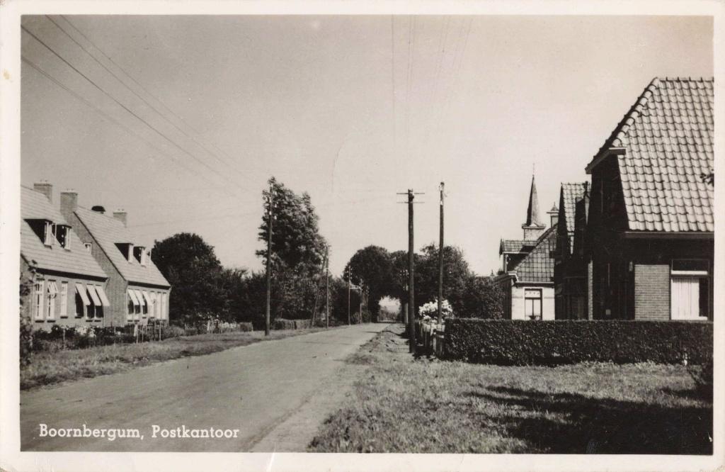 Boornbergum Postkantoor B3243, Ophalen, 1940 tot 1960, Gelopen, Friesland