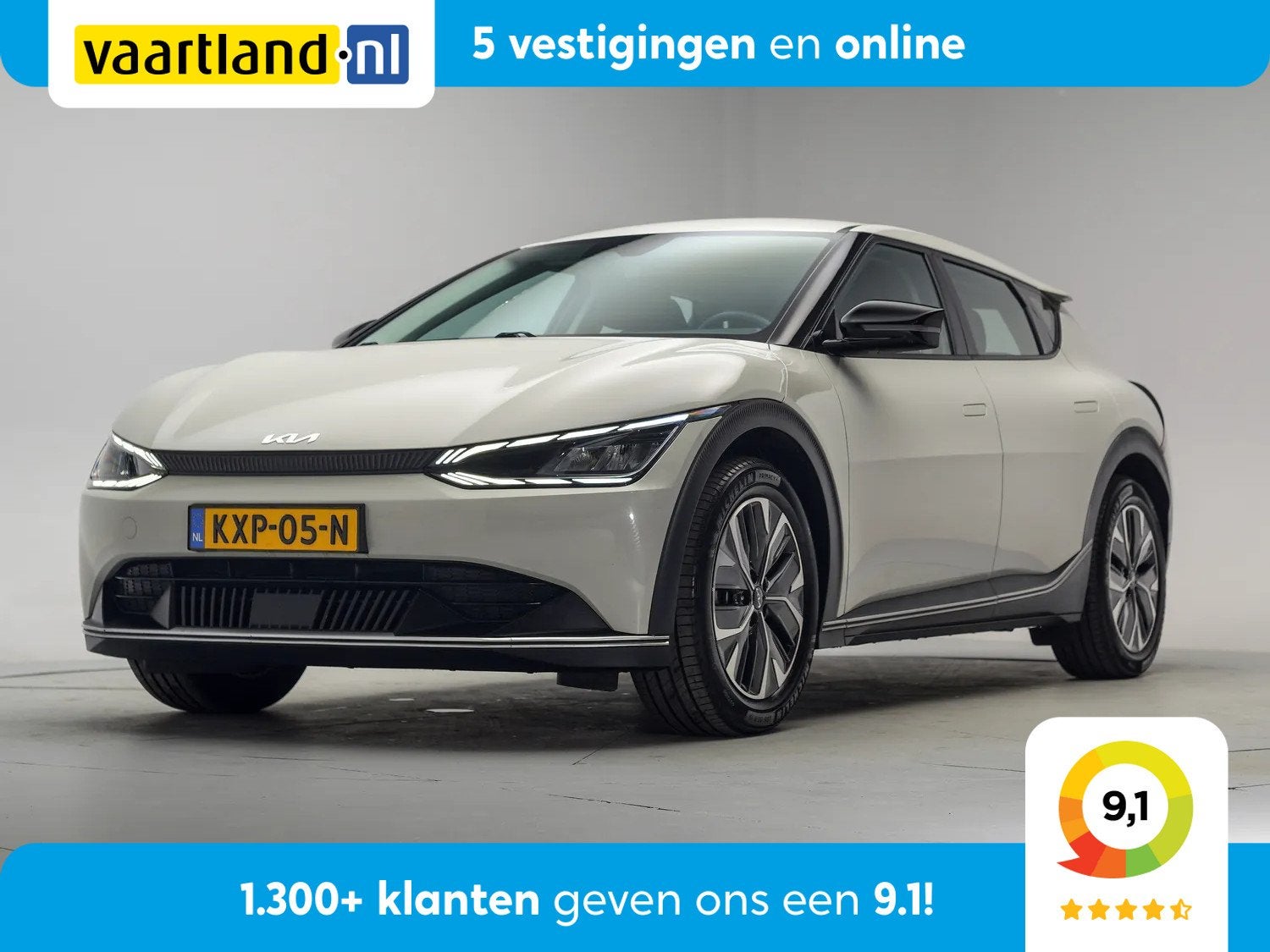 Kia Ev6 Edition 77.4 kWh Aut. [ Adapt.cruise Navi Camera ], Auto's, Automaat, 228 pk, 0 cilinders, Gebruikt