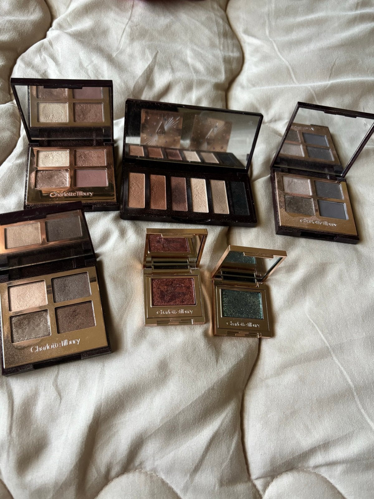 Charlotte Tilbury Oogschaduw Paletten en Singles, Ophalen, Gebruikt, Make-up, Overige kleuren