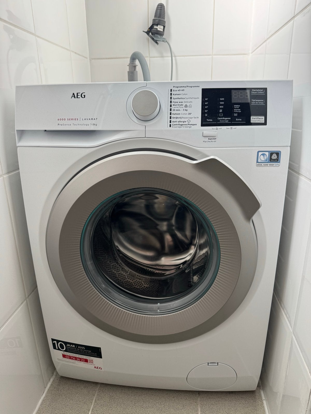 AEG Lavamat ProSense 6000 Series Wasmachine - Perfecte Staat, 6 tot 8 kg, Energieklasse A of zuiniger, Ophalen of Verzenden, Voorlader