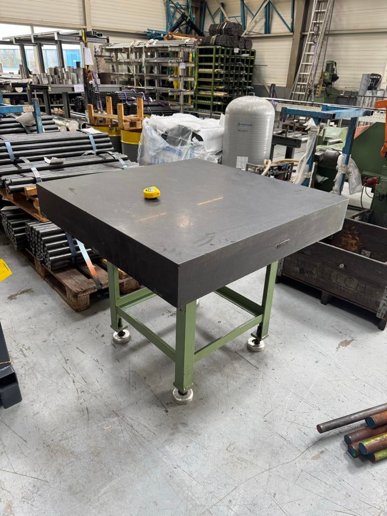 Vlaktafel 1000x1000mm met frame, Doe-het-zelf en Verbouw, Ophalen of Verzenden, Gebruikt, 70 tot 120 cm