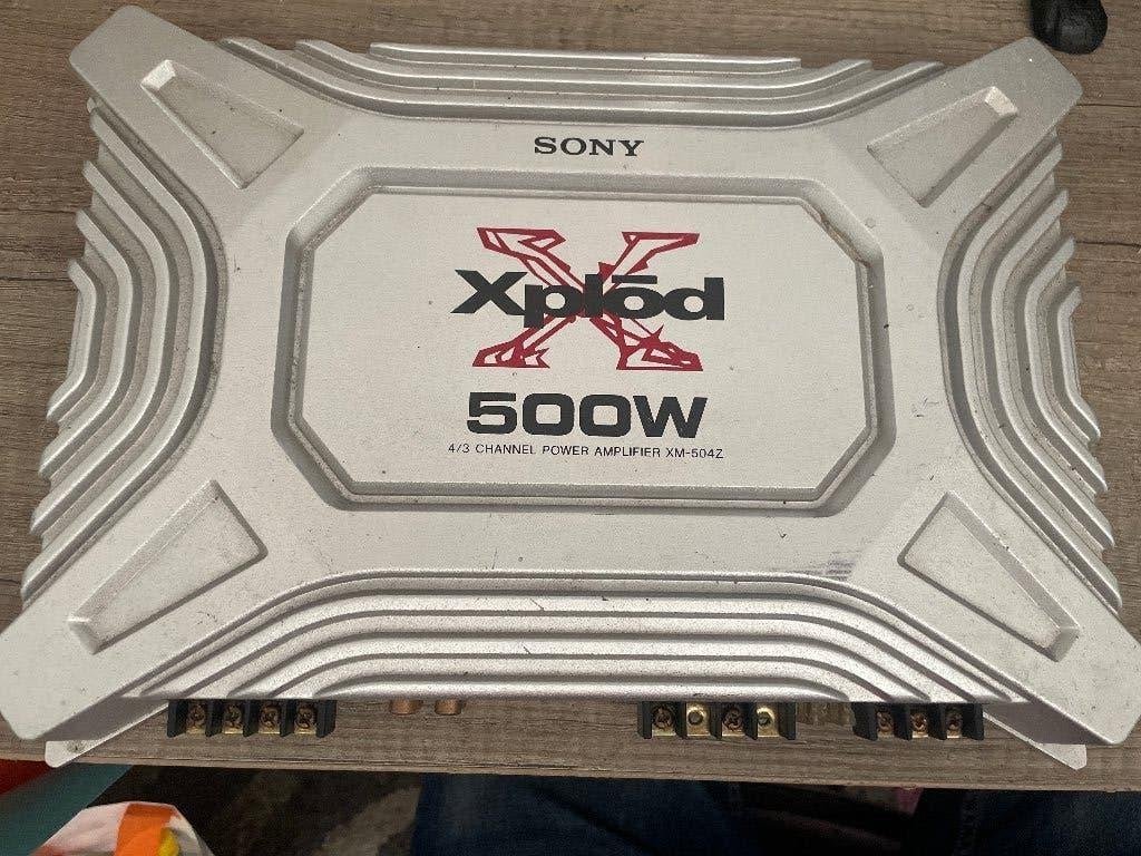 Sony Xplod 500W Versterker, Ophalen of Verzenden, Gebruikt