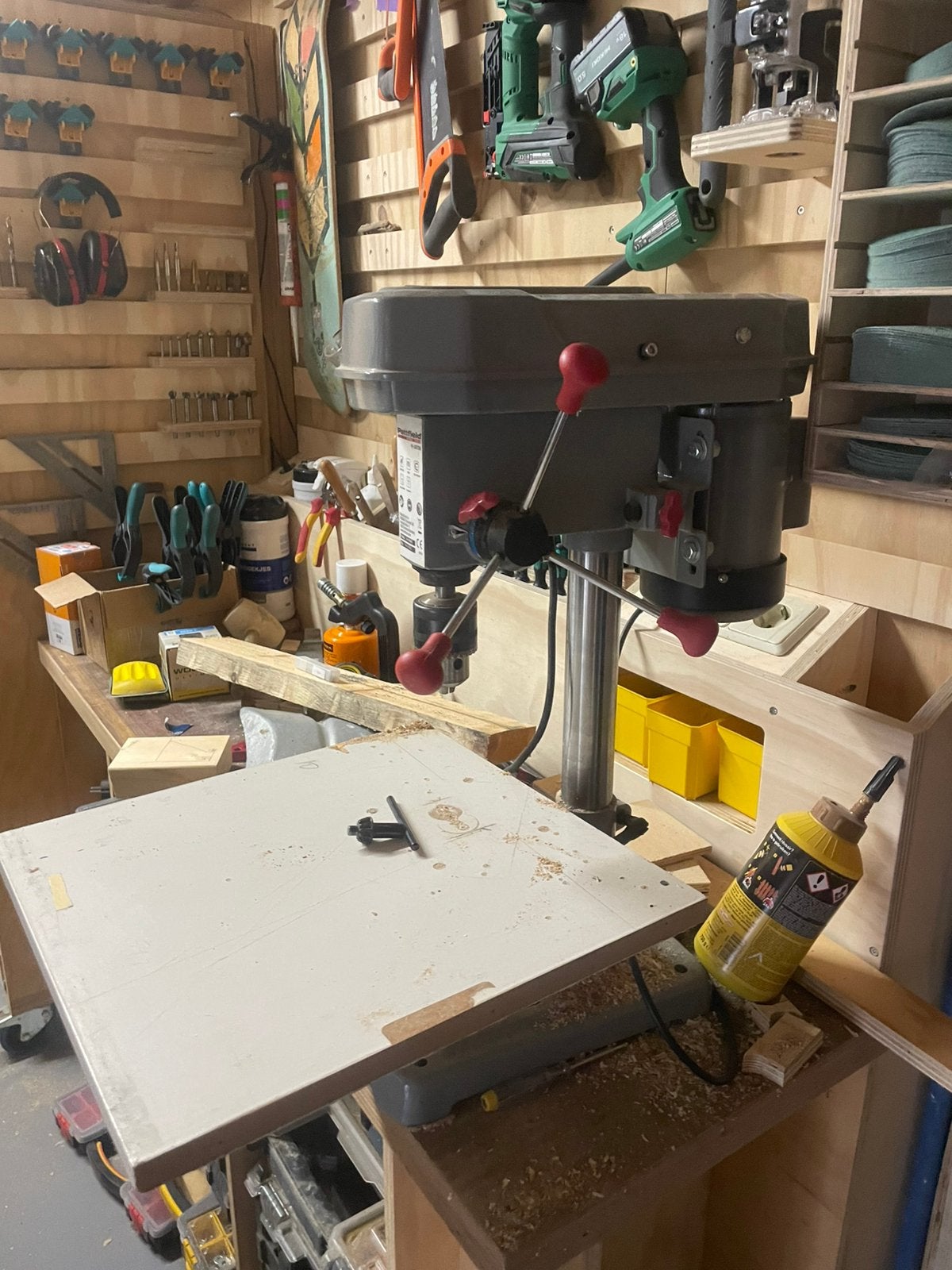 PATTFIELD Kolomboormachine PE-500 TBM 5, Ophalen, 70 mm of meer, Zo goed als nieuw, Lintzaag