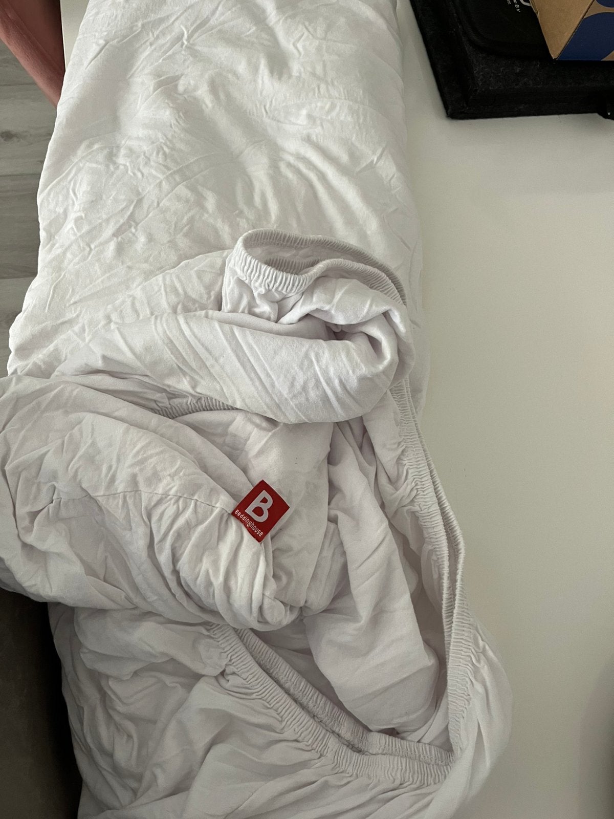 Hoeslaken split topper Beddinghouse, Huis en Inrichting, Slaapkamer | Beddengoed, Tweepersoons, Ophalen of Verzenden, Zo goed als nieuw