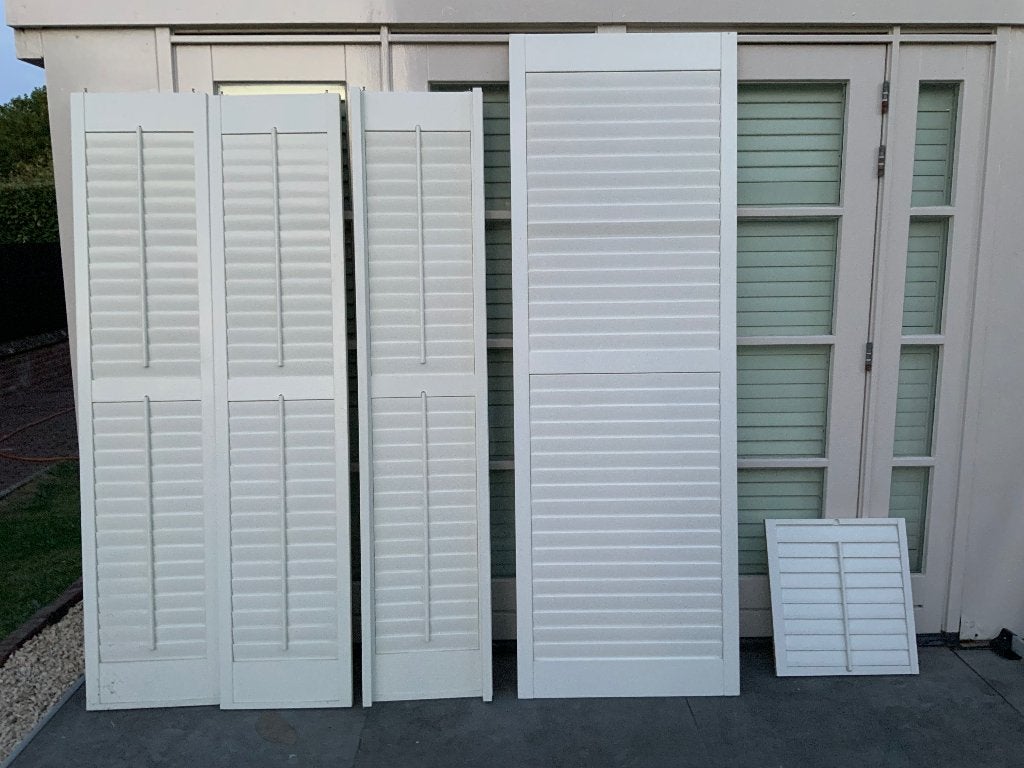 Jasno shutters, Ophalen, Gebruikt, Overige merken, Wit