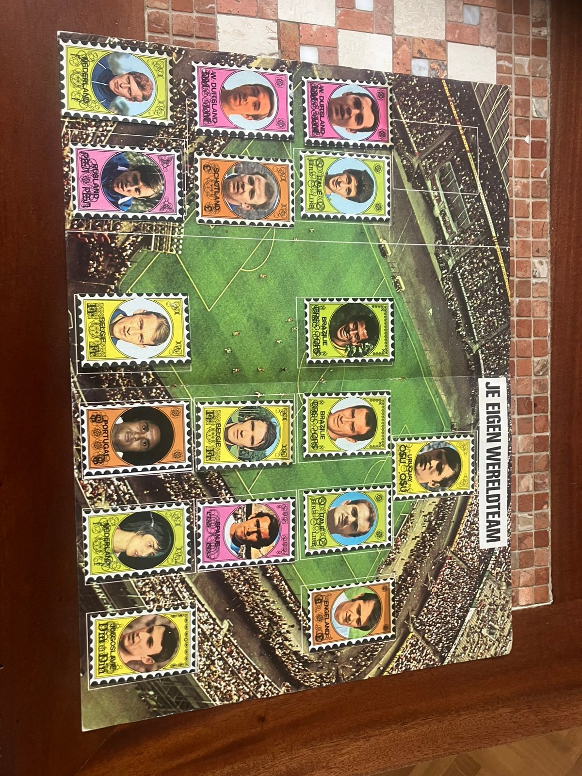 Panini vanderhout 1972-1973 wereldelftal, Ophalen of Verzenden, Zo goed als nieuw