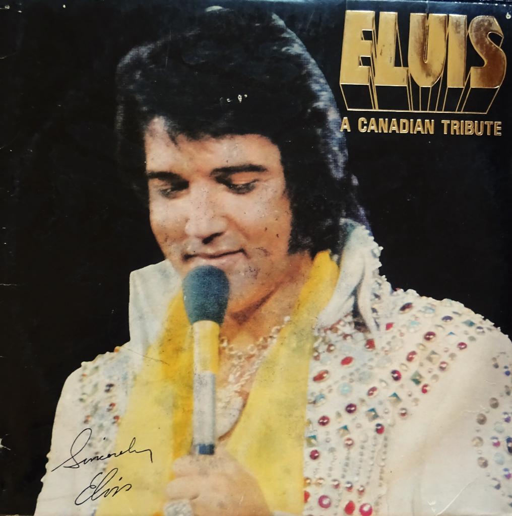 ELVIS PRESLEY -LP:  A CANADIAN TRIBUTE  GOLD WAX!, Gebruikt, Voor 1960, Ophalen of Verzenden, Rock-'n-Roll