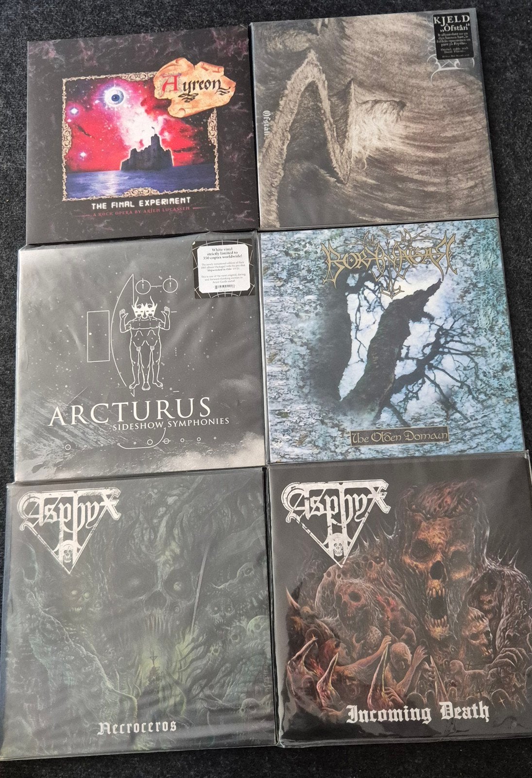 Metal vinyl, Ophalen, Zo goed als nieuw