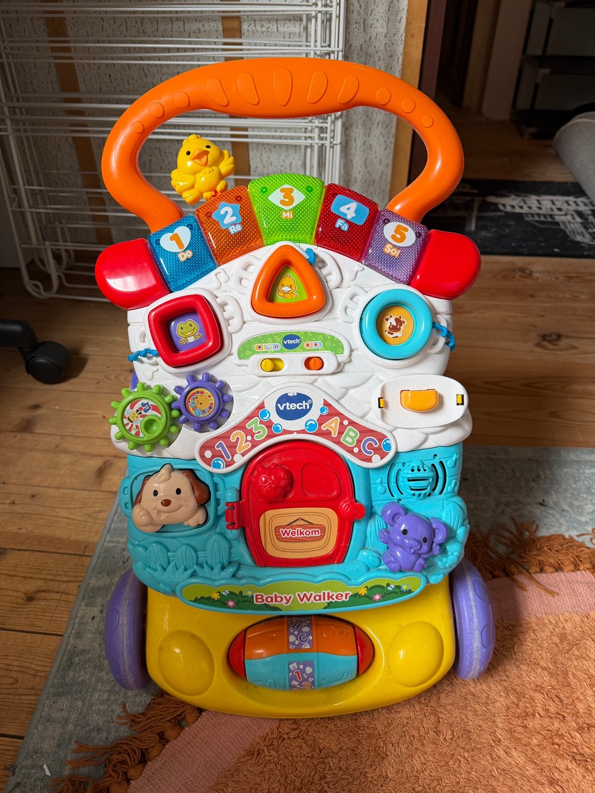 VTech loopwagen babywalker, Kinderen en Baby's, Speelgoed | Vtech, Ophalen, Gebruikt, 6 maanden tot 2 jaar
