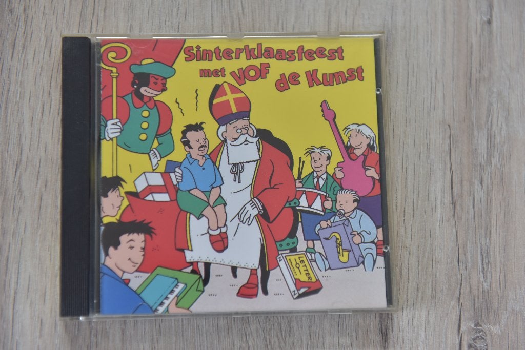 V.O.F. DE KUNST ---- SINTERKLAASFEEST MET VOF DE KUNST, Verzenden, Zo goed als nieuw, Muziek, 6 tot 9 jaar