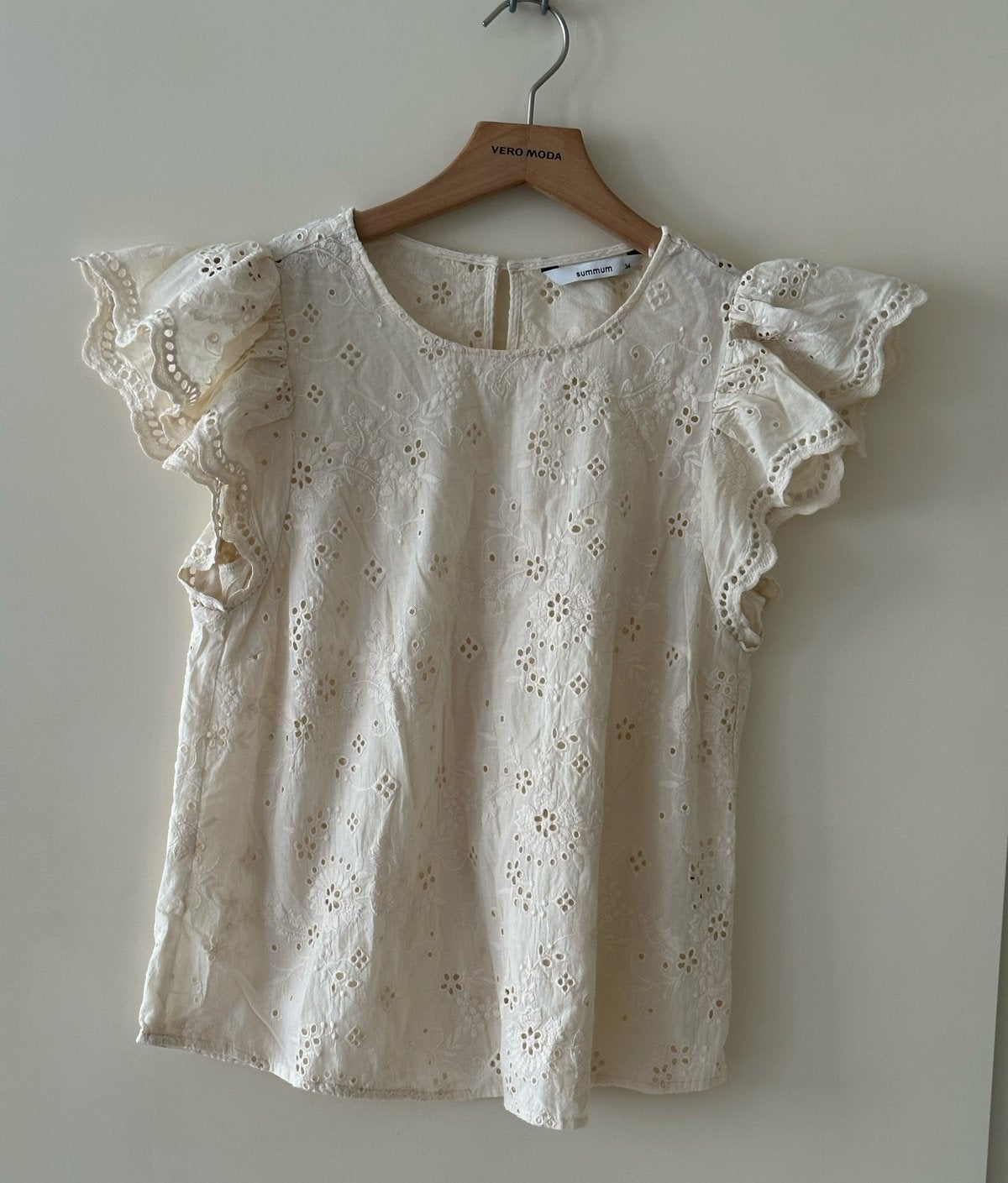 Summum Woman Broderie bloues /top Maat 34 nieuw!, Kleding | Dames, Ophalen of Verzenden, Nieuw, Maat 36 (S), Beige