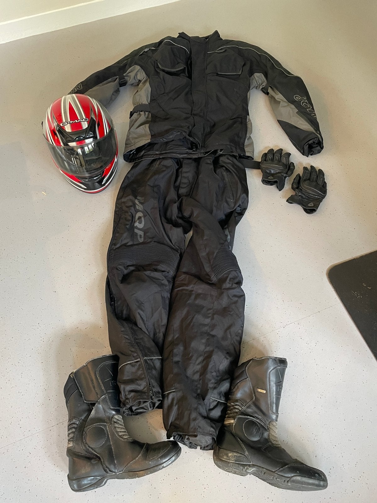Motorpak heren L-XL, Motoren, Ophalen, Tweedehands, Heren, Combipak