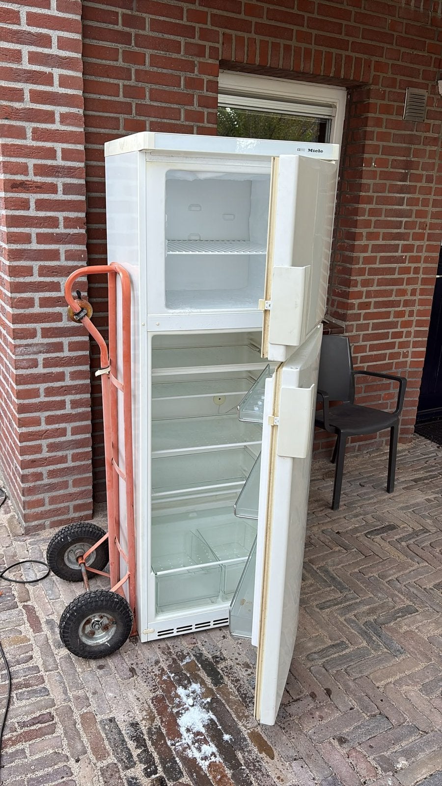 Miele koel/vries combinatie, Ophalen, Gebruikt, 200 liter of meer, 60 cm of meer