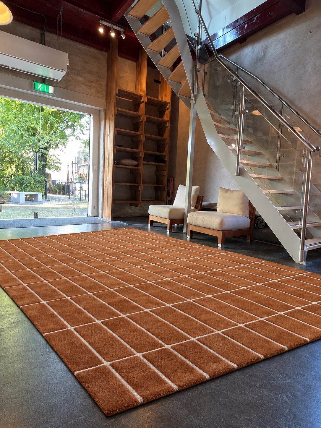 Brink en Campman tapijt Marimekko Tiiliskivi Brown 250x350, Huis en Inrichting, Ophalen, Bruin, Rechthoekig, Nieuw
