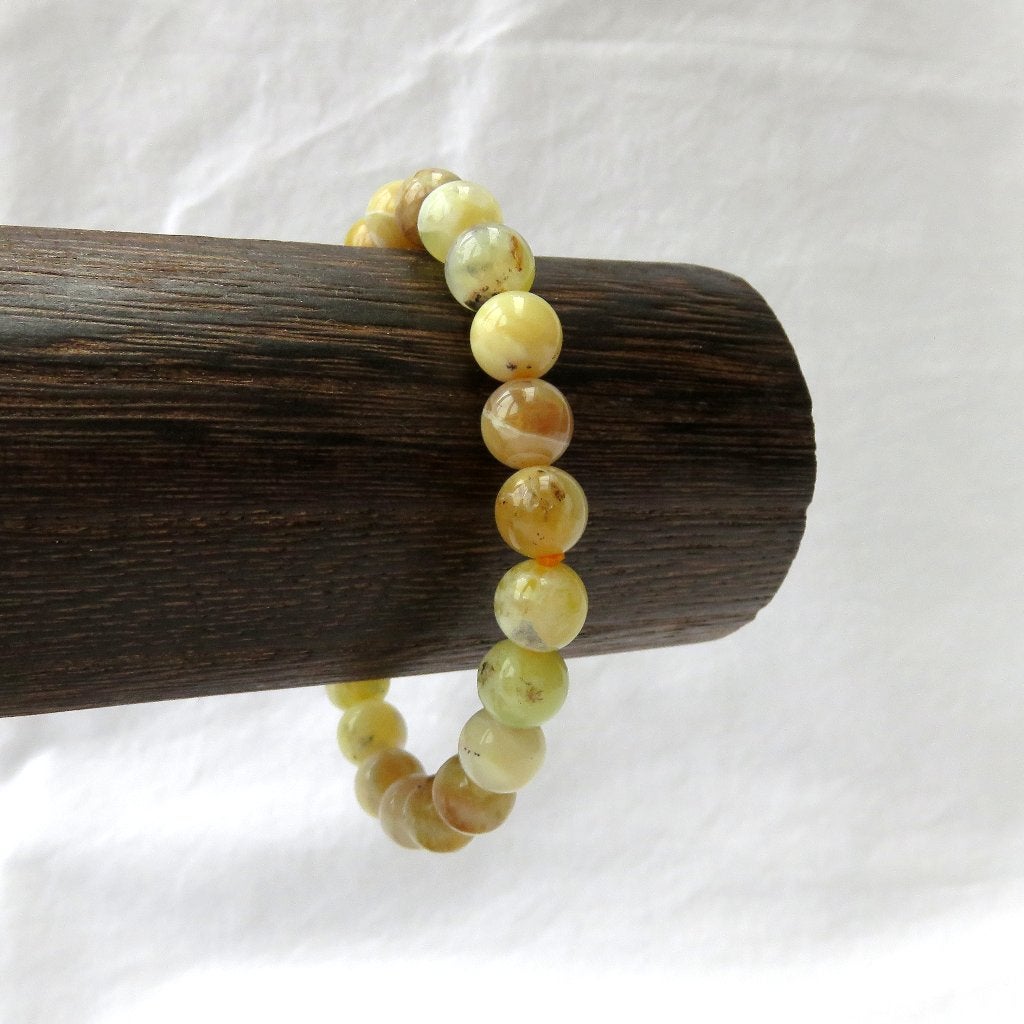 Gele Opaal - Armband, Met bedels of kralen, Verzenden, Geel, Nieuw