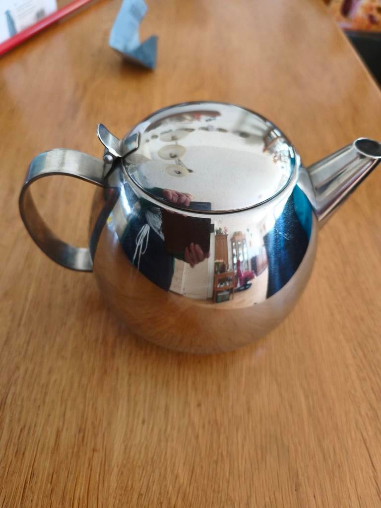 Dubbelwandige theepot, Ophalen of Verzenden, Overige materialen, Overige stijlen, Overige typen