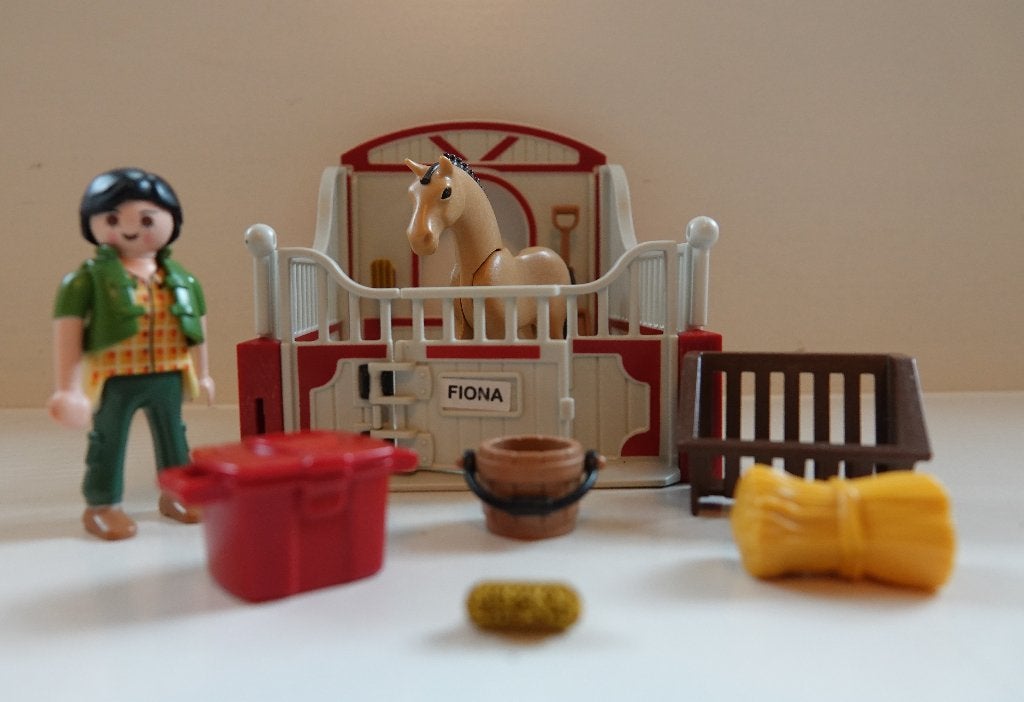 Playmobil 5108 Country – Paard met paardenbox 'Fiona', Complete set, Ophalen of Verzenden, Zo goed als nieuw, Country