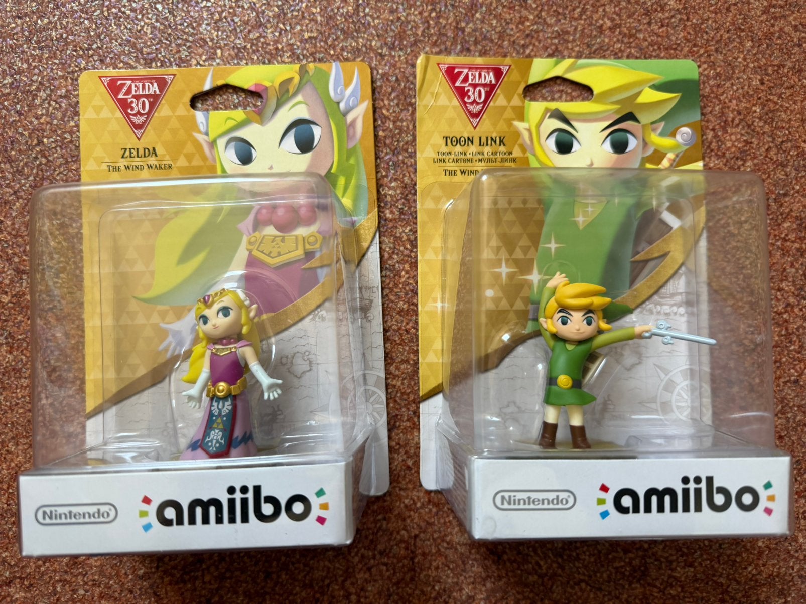 Nintendo Amiibo: Toon Link & Zelda Wind Waker, Ophalen of Verzenden, Nintendo, Zo goed als nieuw