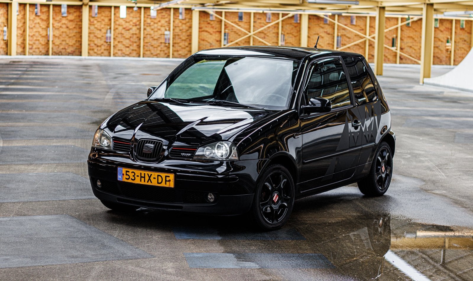 Seat Arosa 1.4 Automaat 2002 Zwart, 450 kg, 31 €/maand, 4 stoelen, Zwart