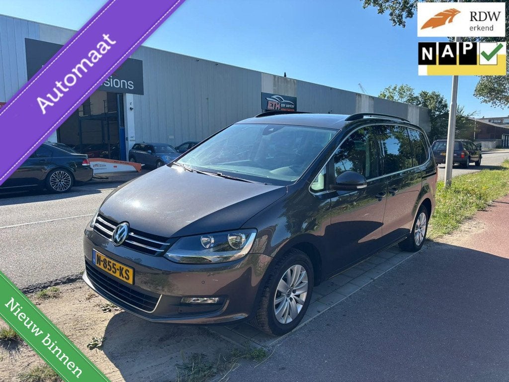 Volkswagen Sharan 1.4 TSI Automaat NAP Rijstrookdetectie, Auto's, Volkswagen, Stof, Euro 6, 4 cilinders, 7 stoelen