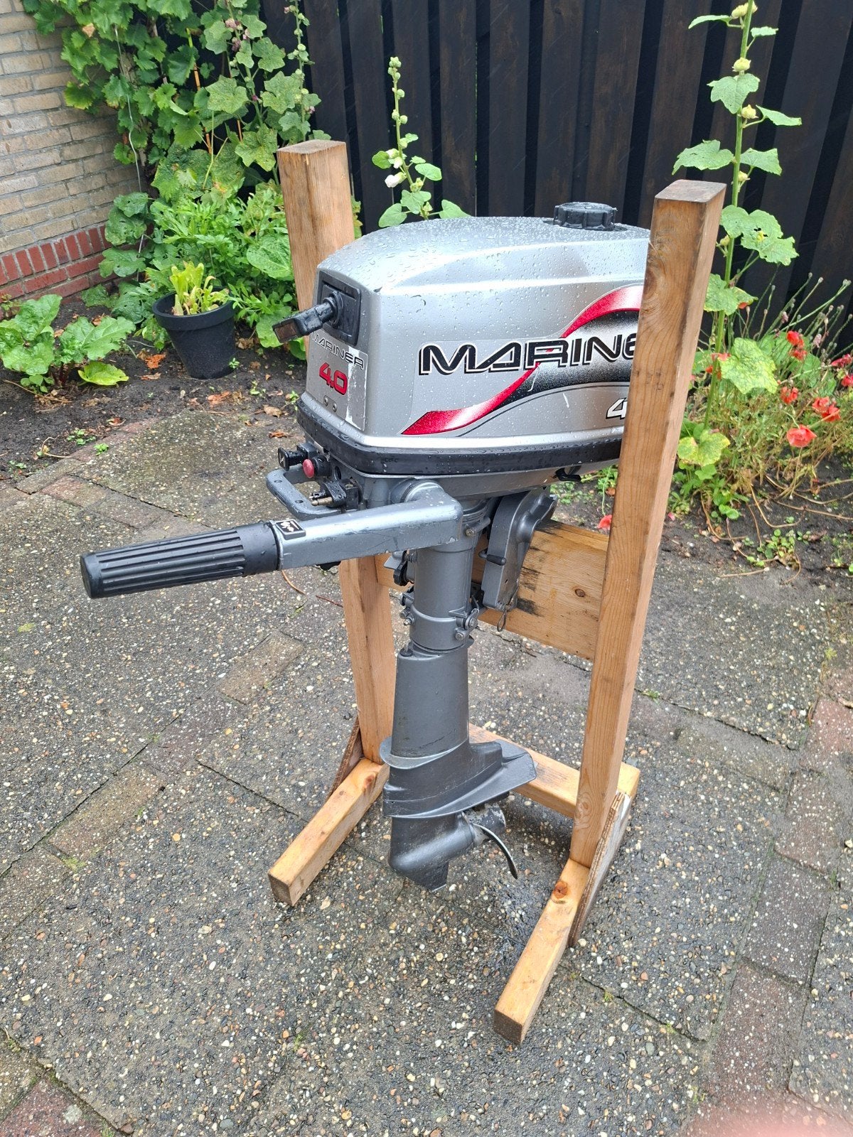 Complete Mariner M4C 4 pk 2-takt voor onderdelen of revisie, Ophalen, Gebruikt, Motor en Techniek, Motorboot