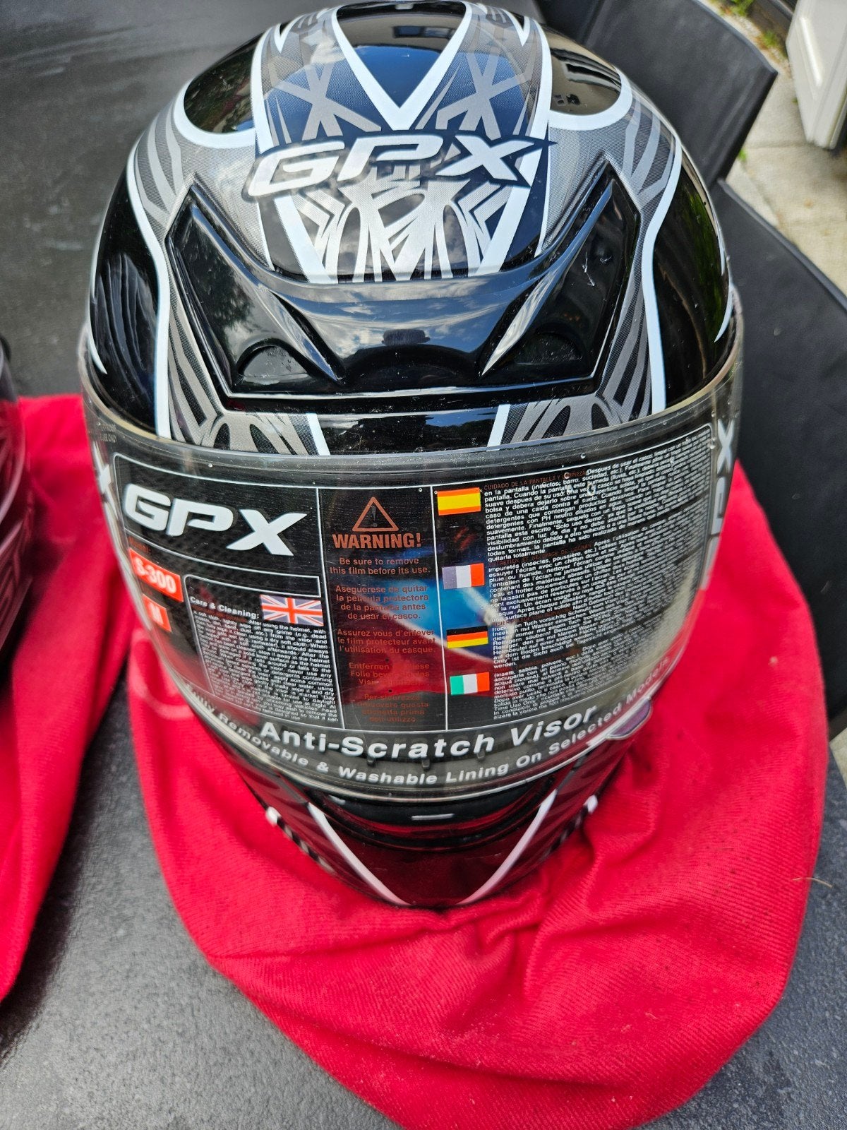2x GPX Motor/Brommer Helmen Maat M - Nieuw & Kort Gebruikt, Motoren, Ophalen