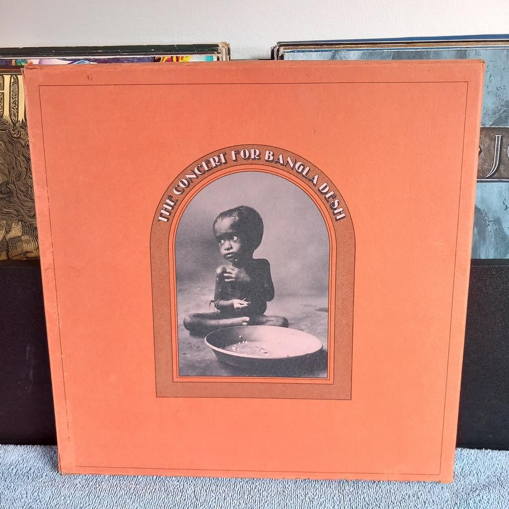 Lp the concert for Bangladesh 3 lp's George Harrison jagger, Ophalen of Verzenden, Gebruikt, 12 inch