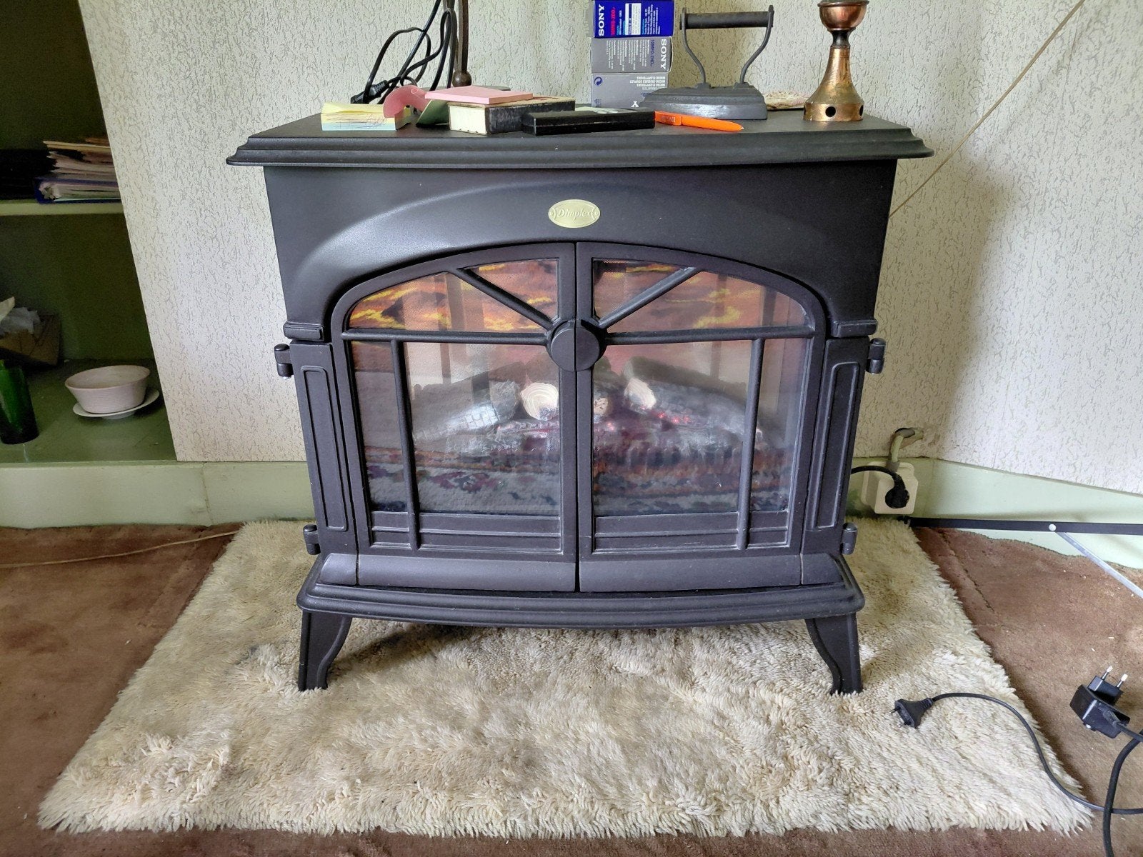 Fraaie Dimplex Elektrische Haard of kachel. Heel sfeervol., Ophalen, Zo goed als nieuw, Elektrisch, Overige soorten