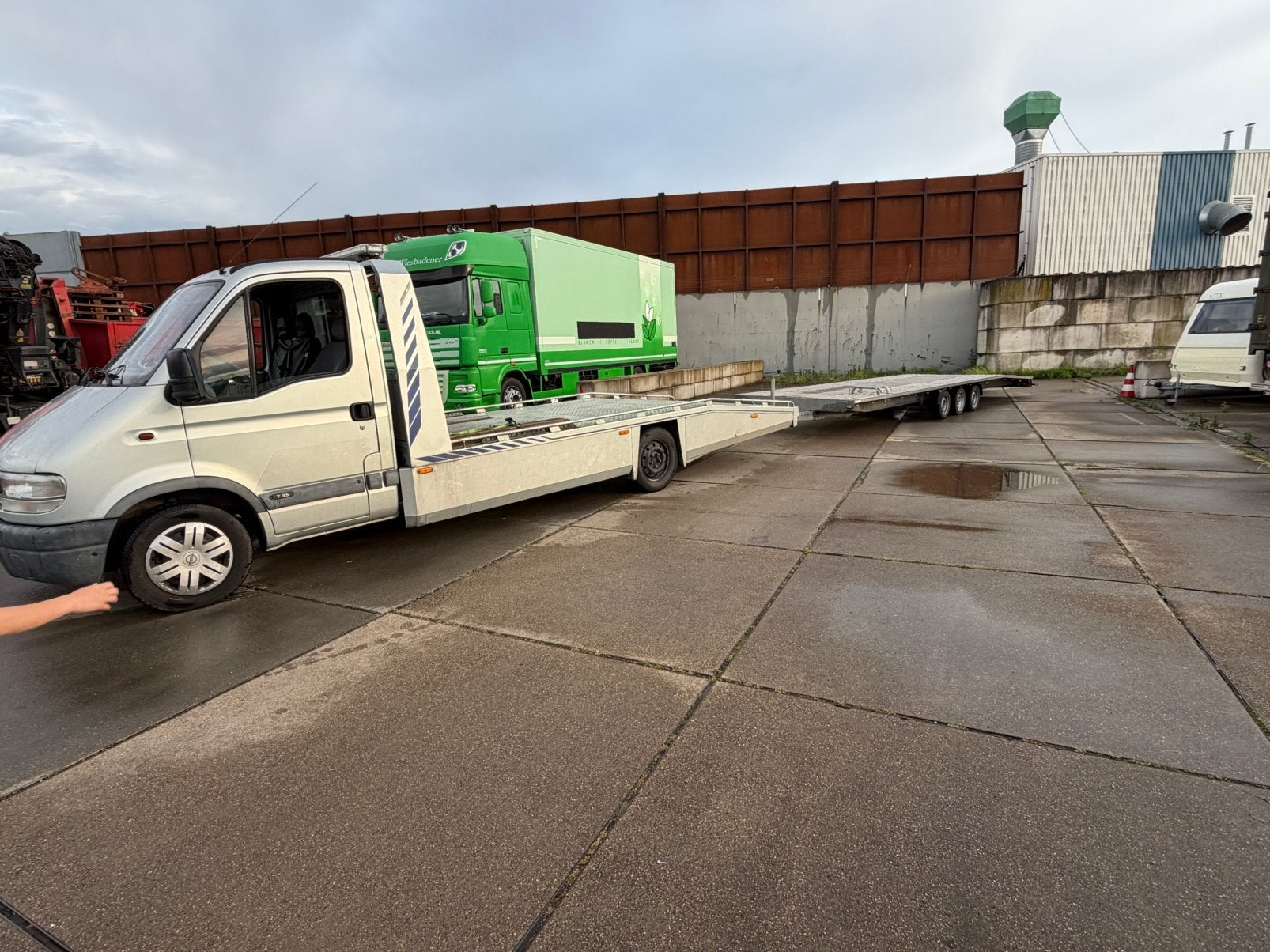 Auto transport sleepdienst caravan transport