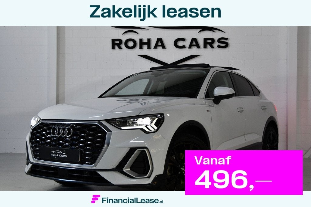Audi Q3 SPORTBACK 35 TFSI S Edition Matrix Led Pano Leder, Euro 6, 4 cilinders, 150 pk, Wit