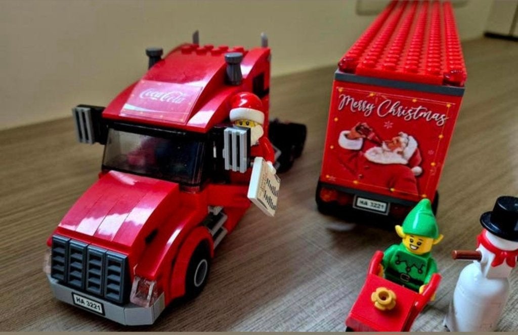 Lego MOC Coca-Cola Kersttruck Set 3221, Ophalen of Verzenden, Zo goed als nieuw