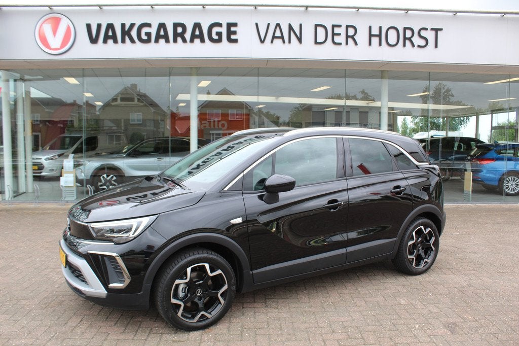 Opel Crossland 1.2 110 pk Turbo Elegance , Mooie hoge zit Cl, Auto's, Opel, 12 maanden, Gebruikt, Zwart, 1199 cc